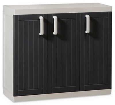 Тумба WOOD LINE S 3-х дверная с 1 полкой 