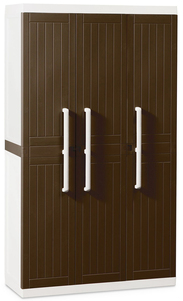 Шкаф WOOD LINE S, 3-х дверный с 4 полками. 